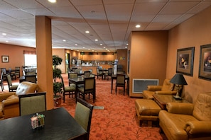 Free daily buffet breakfast