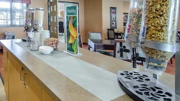 Free daily buffet breakfast