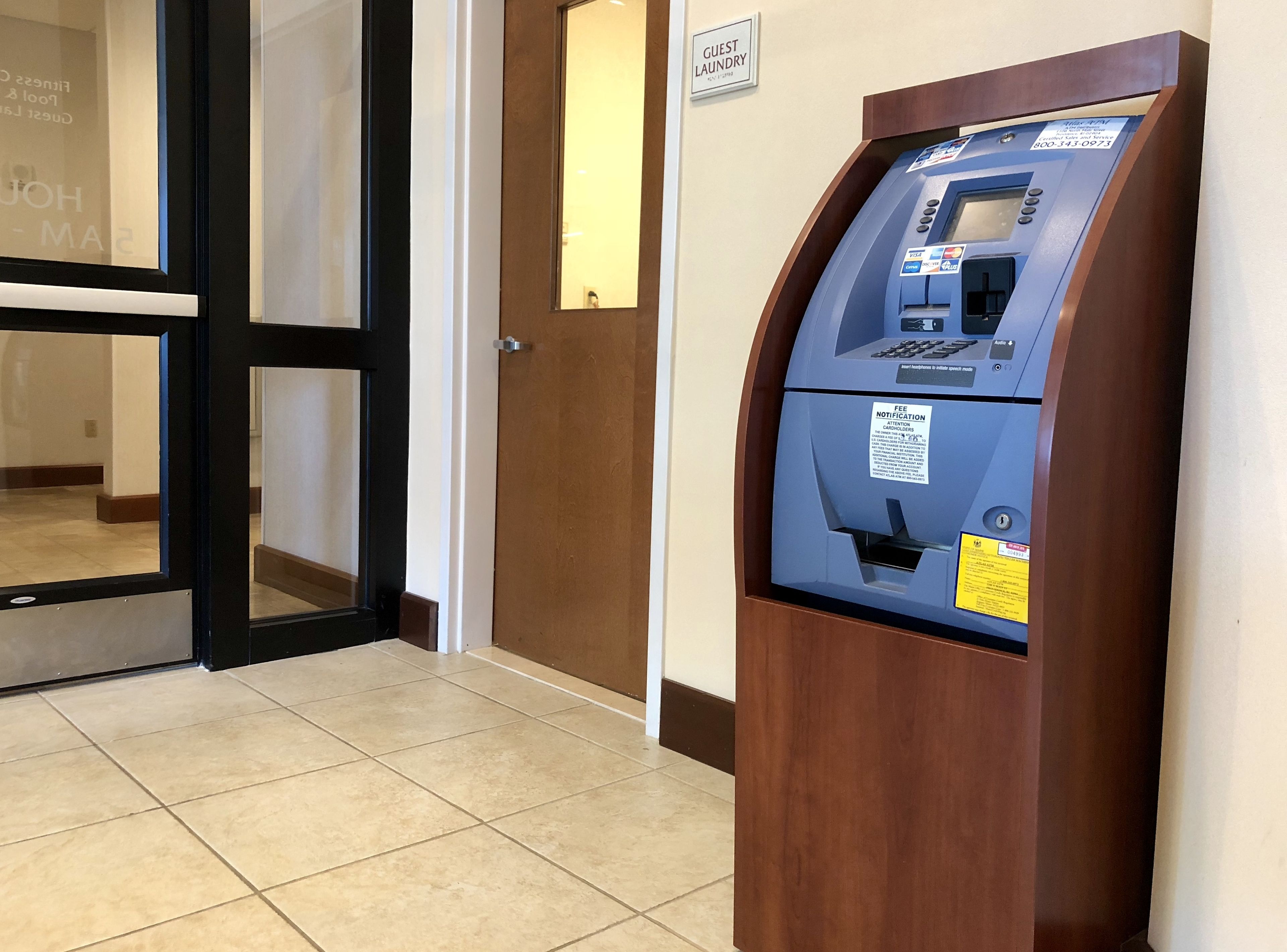 atm/banking on site