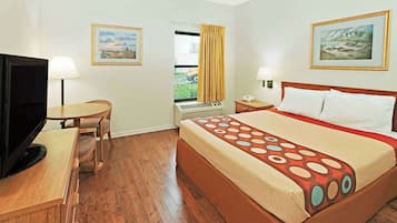 Room, 1 Queen Bed, Non Smoking | Desk, iron/ironing board, free cribs/infant beds, rollaway beds