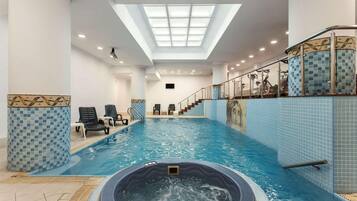Indoor pool, outdoor pool