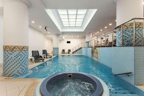Indoor pool, outdoor pool