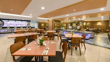 Lunch and dinner served, local cuisine