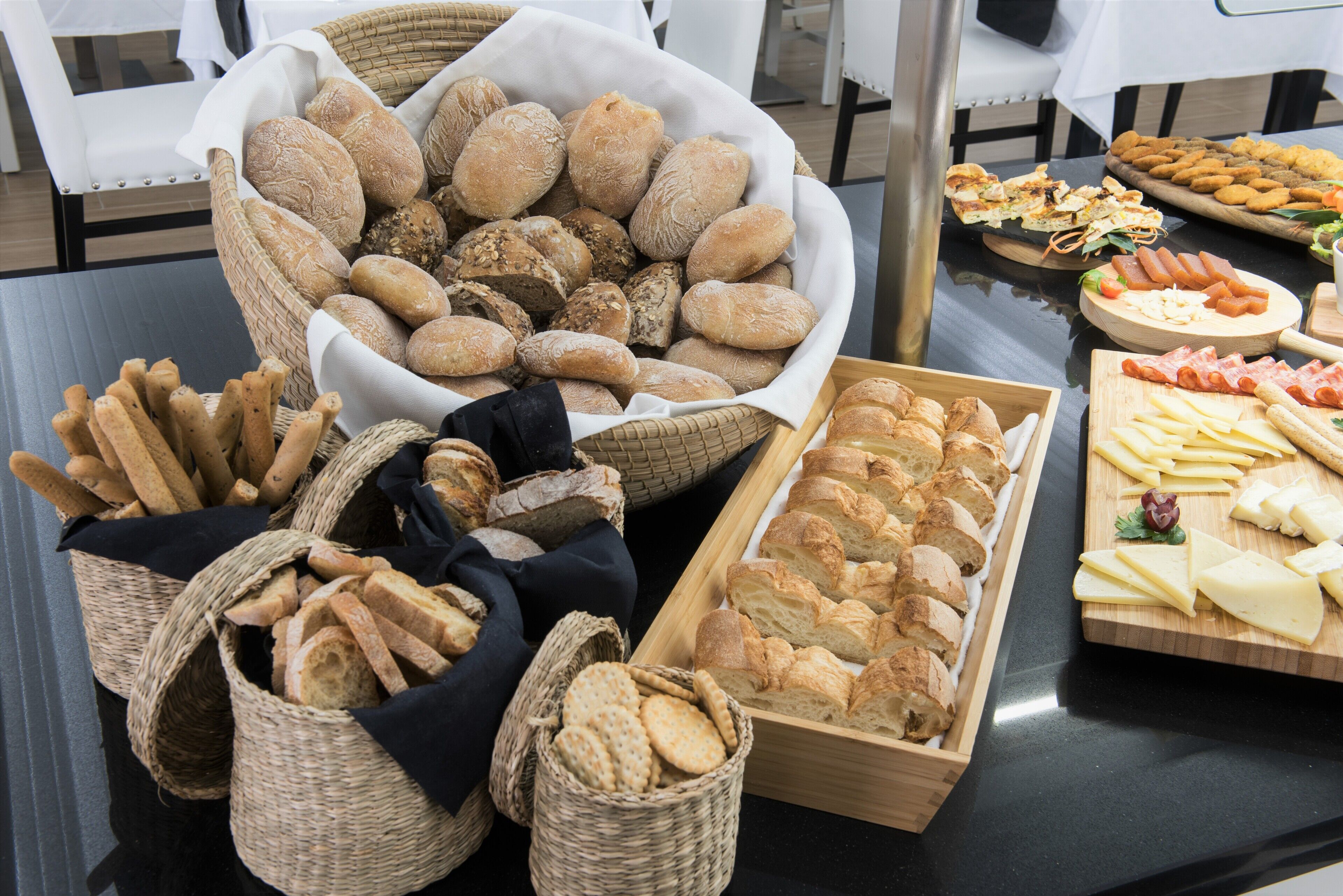 daily buffet breakfast (eur 5 per person)