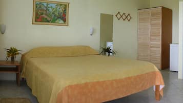 Iron/ironing board, free cots/infant beds, free WiFi, bed sheets