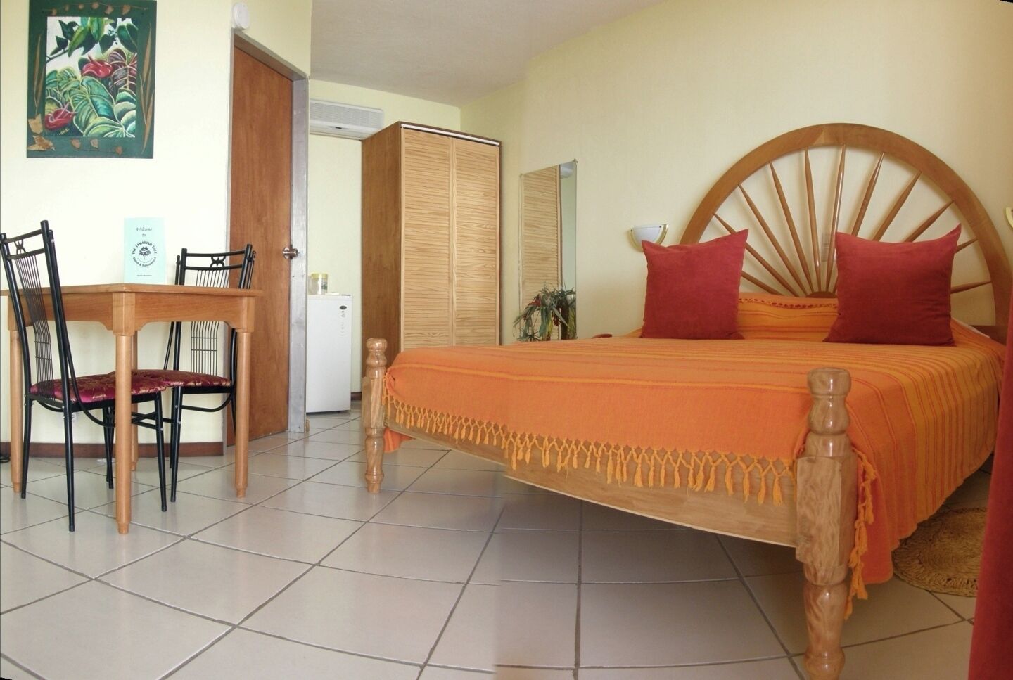 Iron/ironing board (on request), cribs (free), WiFi (free), bed sheets
