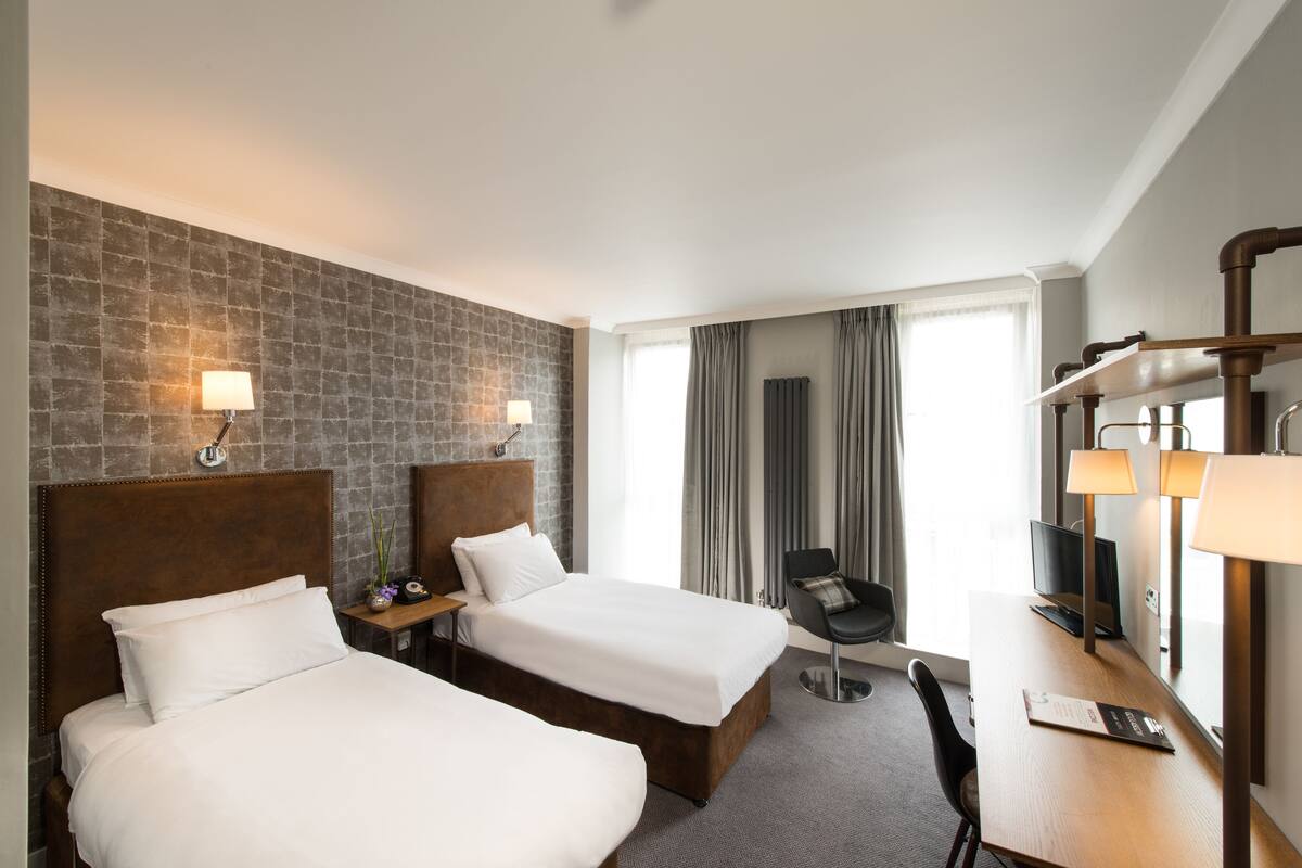 In-room safe, desk, blackout drapes, iron/ironing board (on request)