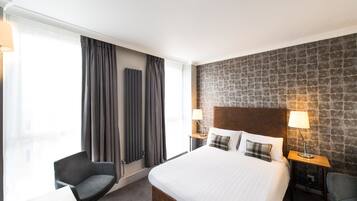 In-room safe, desk, blackout curtains, iron/ironing board