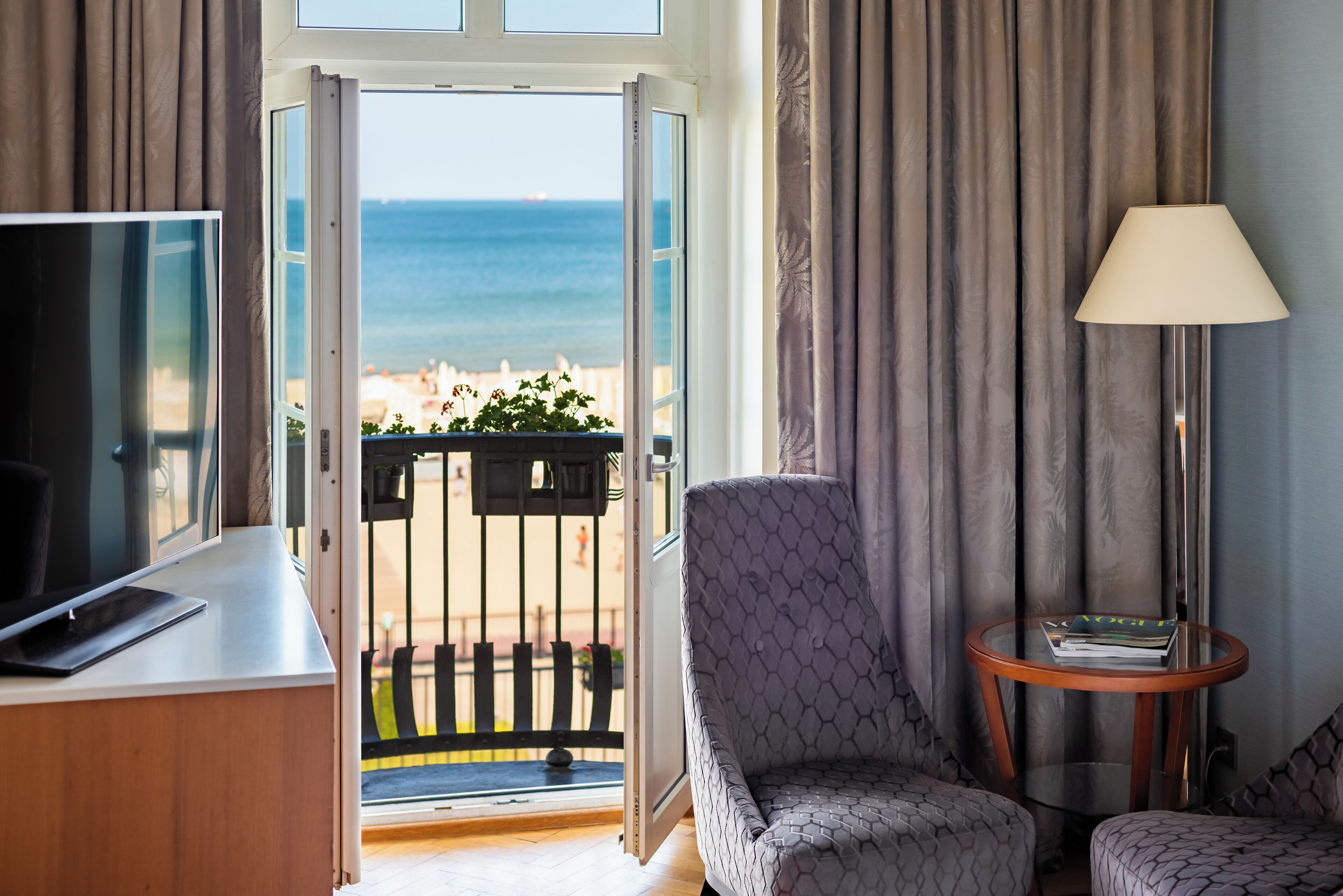 Superior Room, 1 Double Bed, Balcony, Sea Side | Balcony view