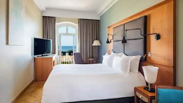 Superior Room, 1 Double Bed, Balcony, Sea Side | Premium bedding, minibar, in-room safe, desk