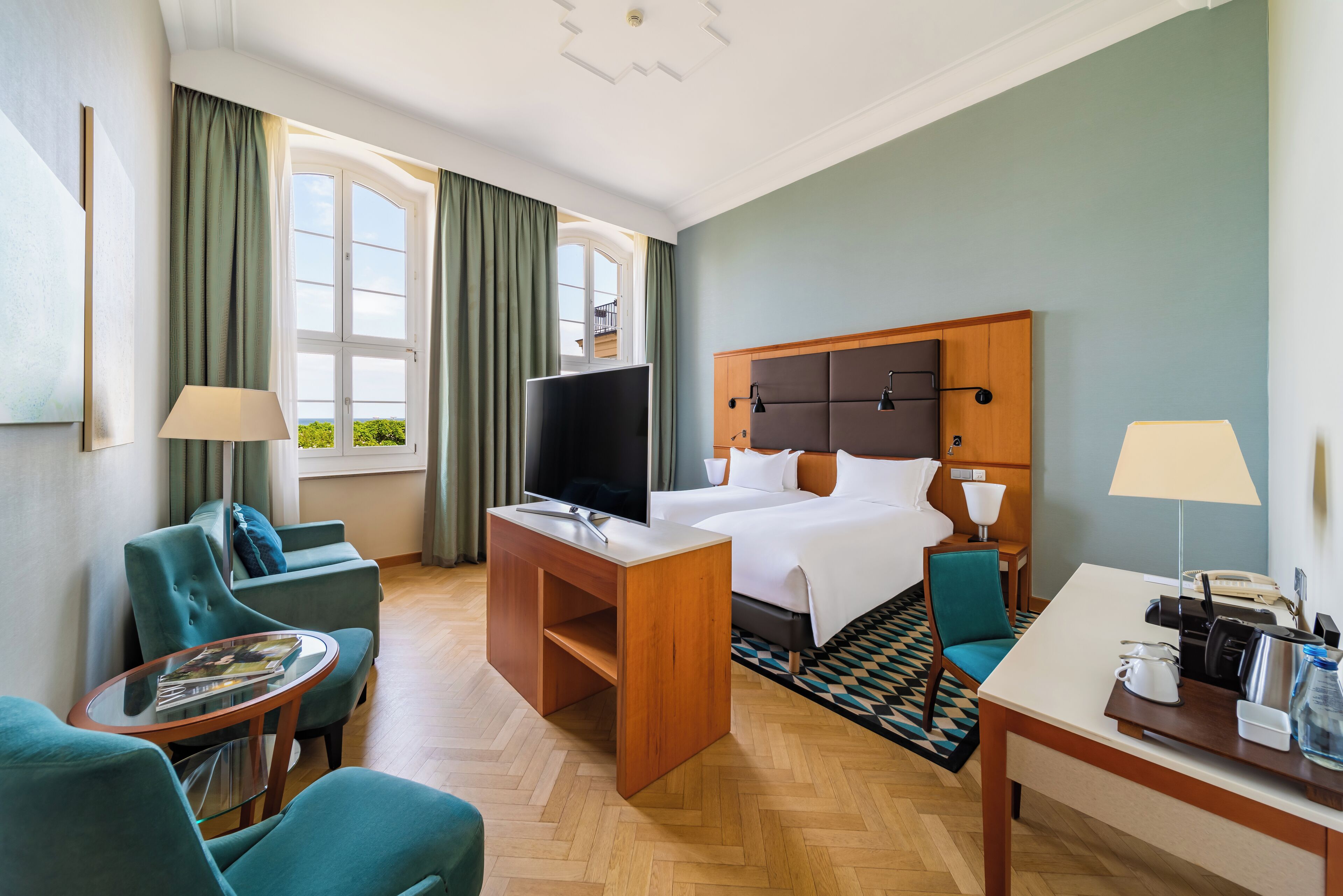 Literie de qualité supérieure, minibar, coffres-forts dans les chambres