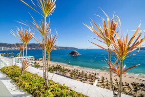 Private beach, beach cabanas