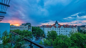 Blick von der Unterkunft