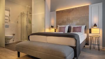 Literie hypoallergénique, coffres-forts dans les chambres, bureau