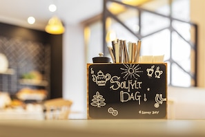 Daily buffet breakfast (EUR 17.00 per person)