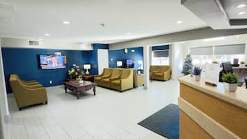 Sitteområde i lobbyen