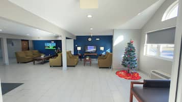 Sitteområde i lobbyen