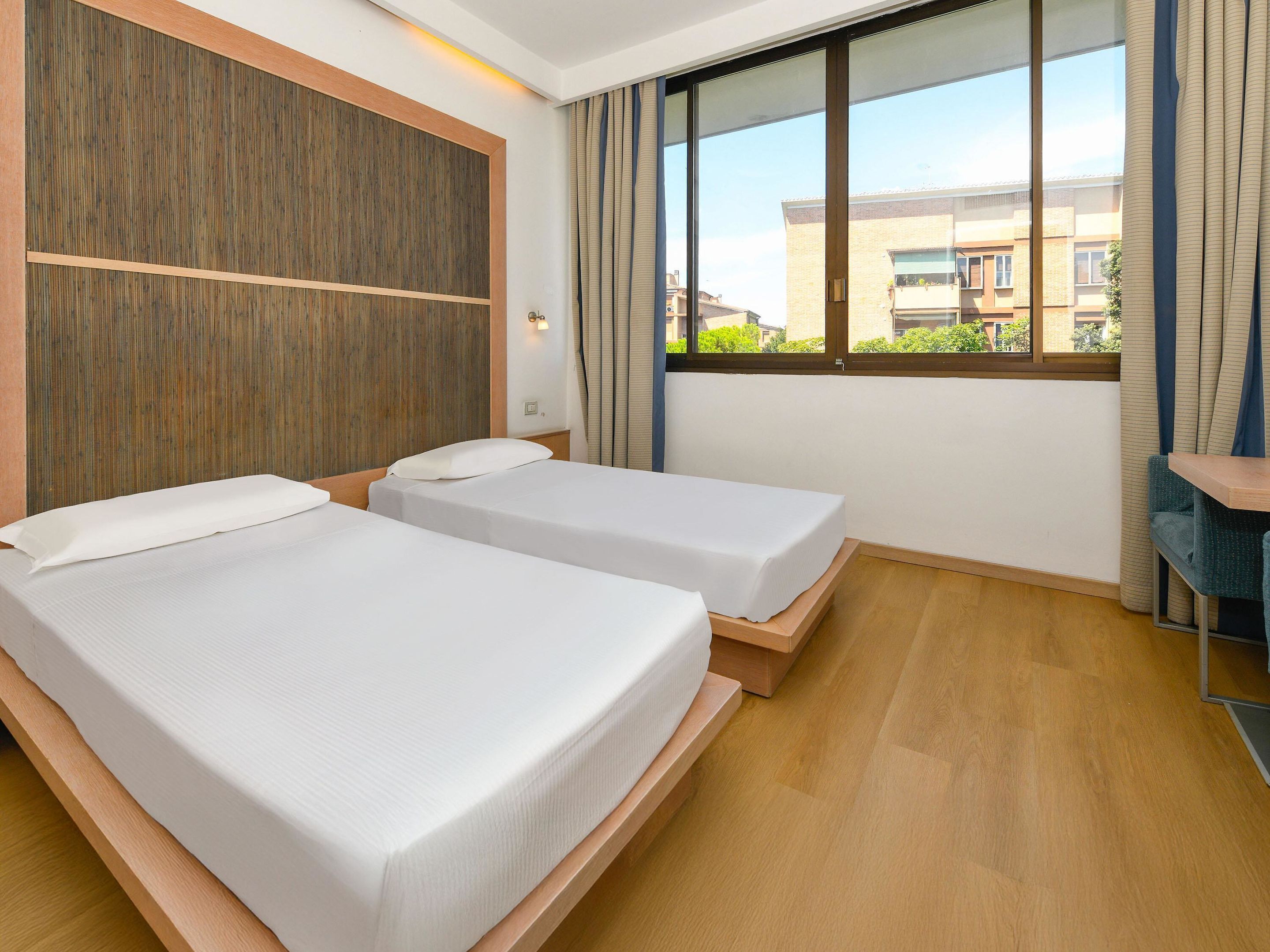 Chambre avec lits jumeaux, 2 lits une place