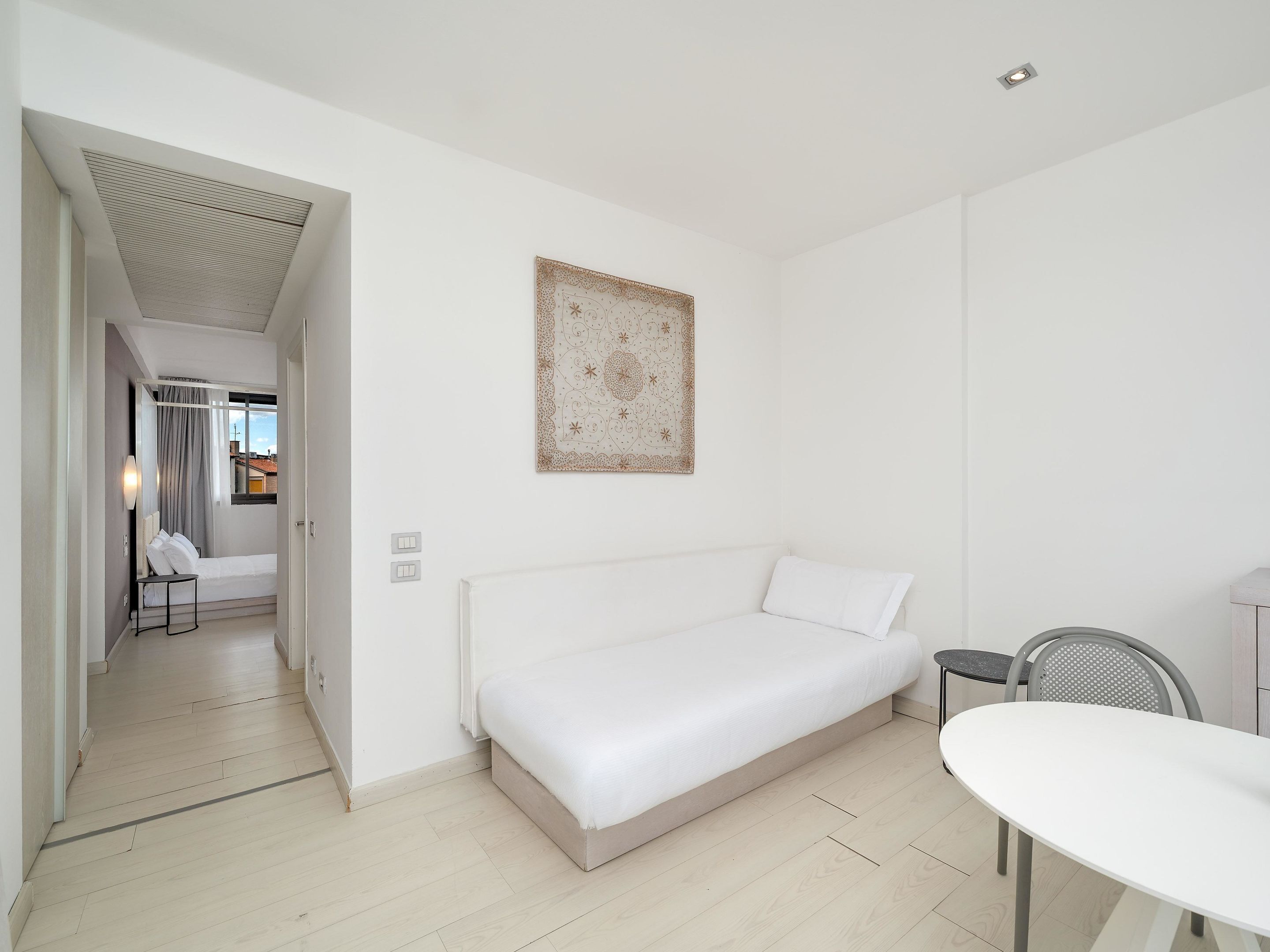 Quarto triplo superior, várias camas | Parte interna