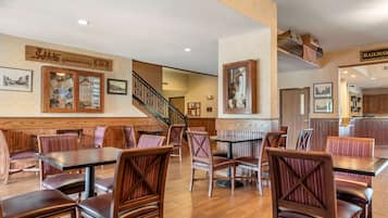 Free daily self-serve breakfast