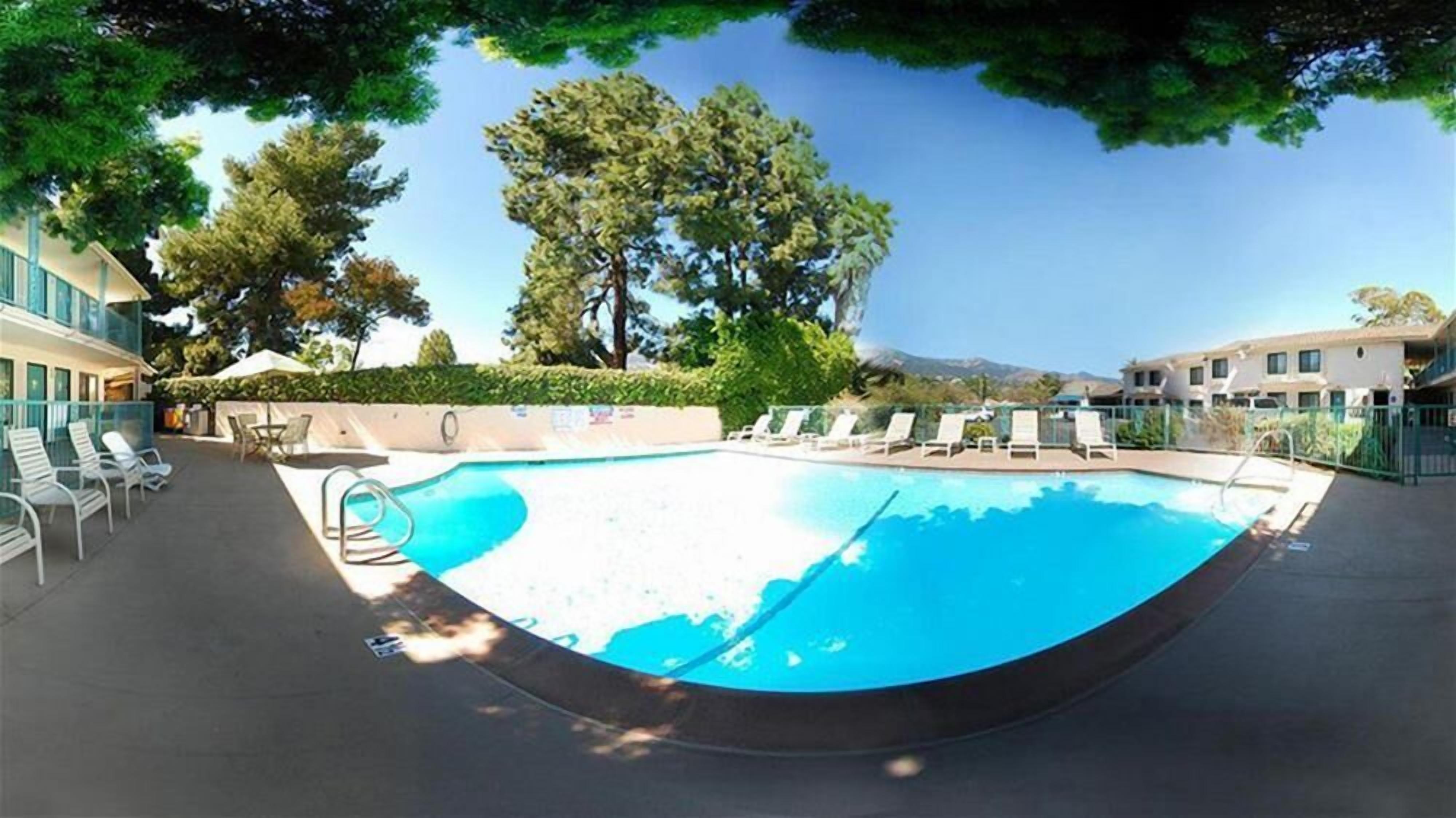 Outdoor pool, open 9:00 AM to 8:00 PM, sun loungers