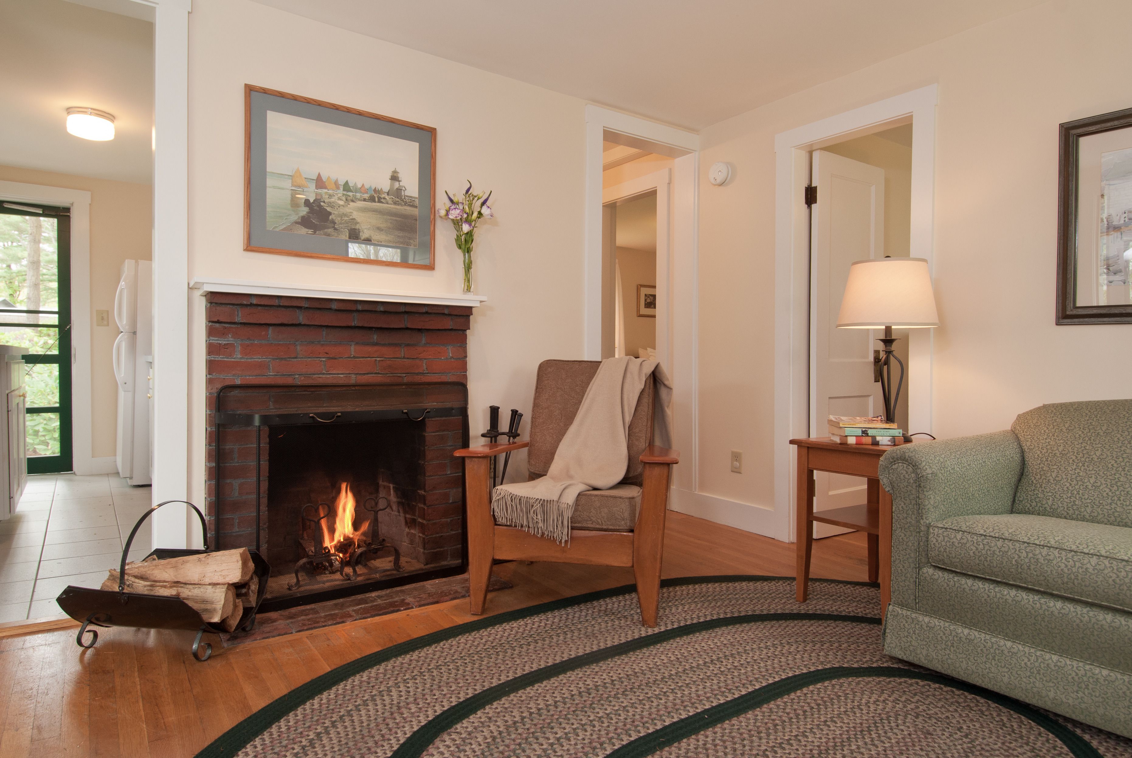 cottage (two bedroom cottage scenic view) | living room | flat-screen tv