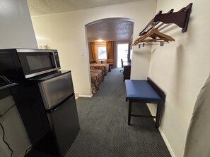 Iron/ironing board, free WiFi, bed sheets, alarm clocks
