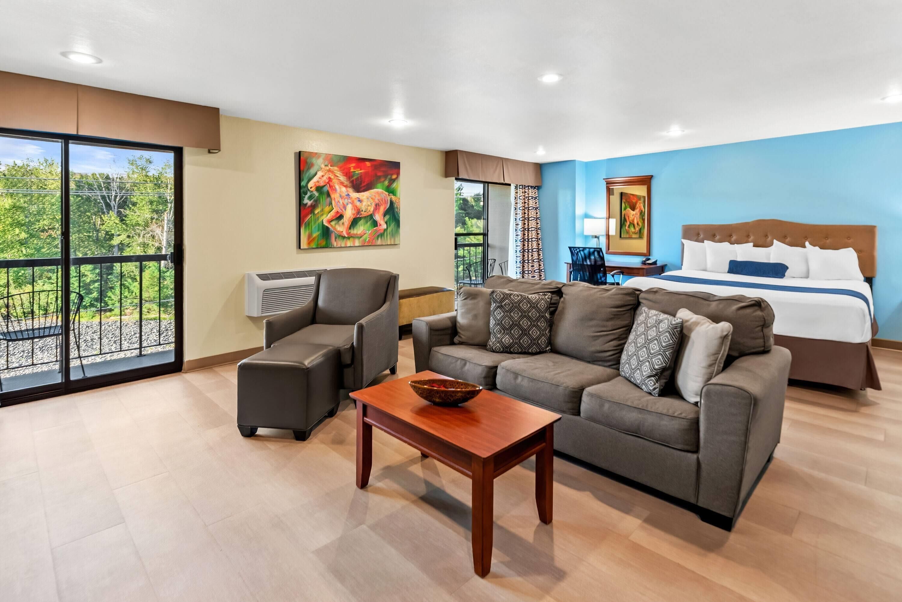 Suite, 1 très grand lit, non-fumeur, vue fleuve