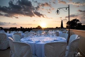 Aussenbereich für Hochzeiten
