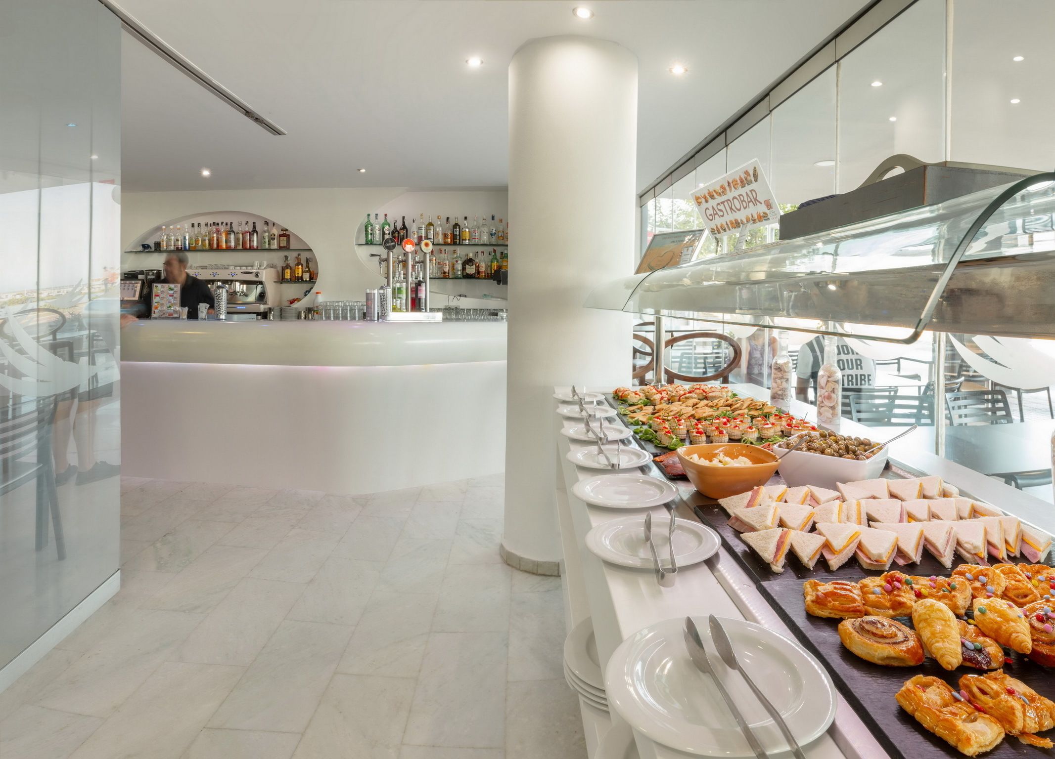 buffet breakfast for a fee