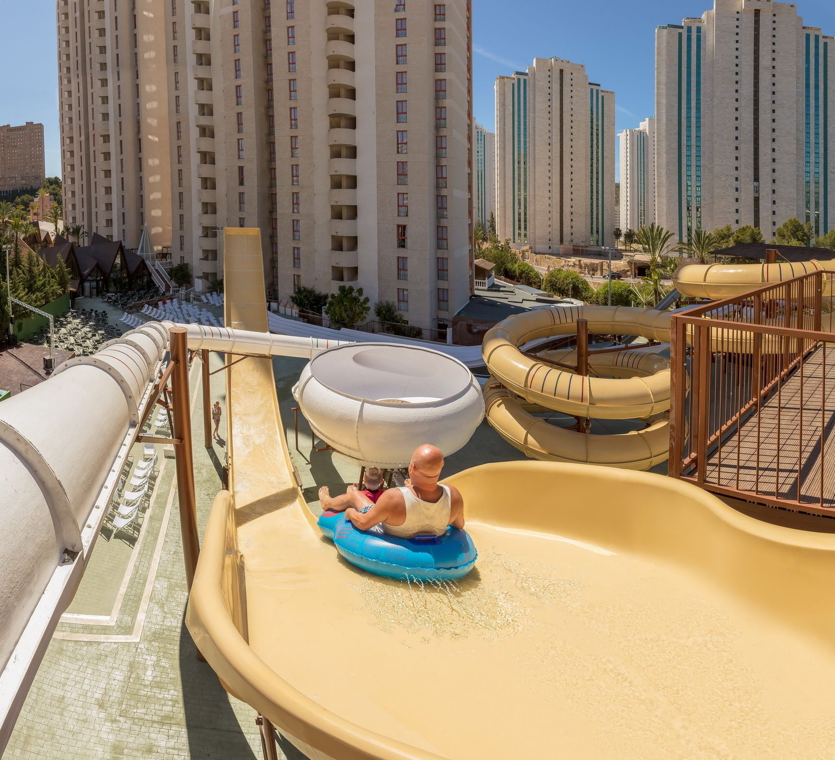 Toboggan aquatique