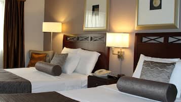 Standard Room, 2 Double Beds | Premium bedding, pillowtop beds, desk, blackout drapes