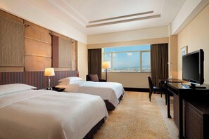 Literie de qualité supérieure, couette en duvet d'oie, minibar