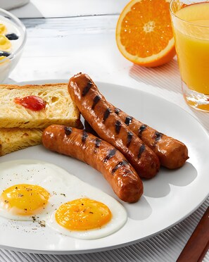 Daily buffet breakfast for a fee