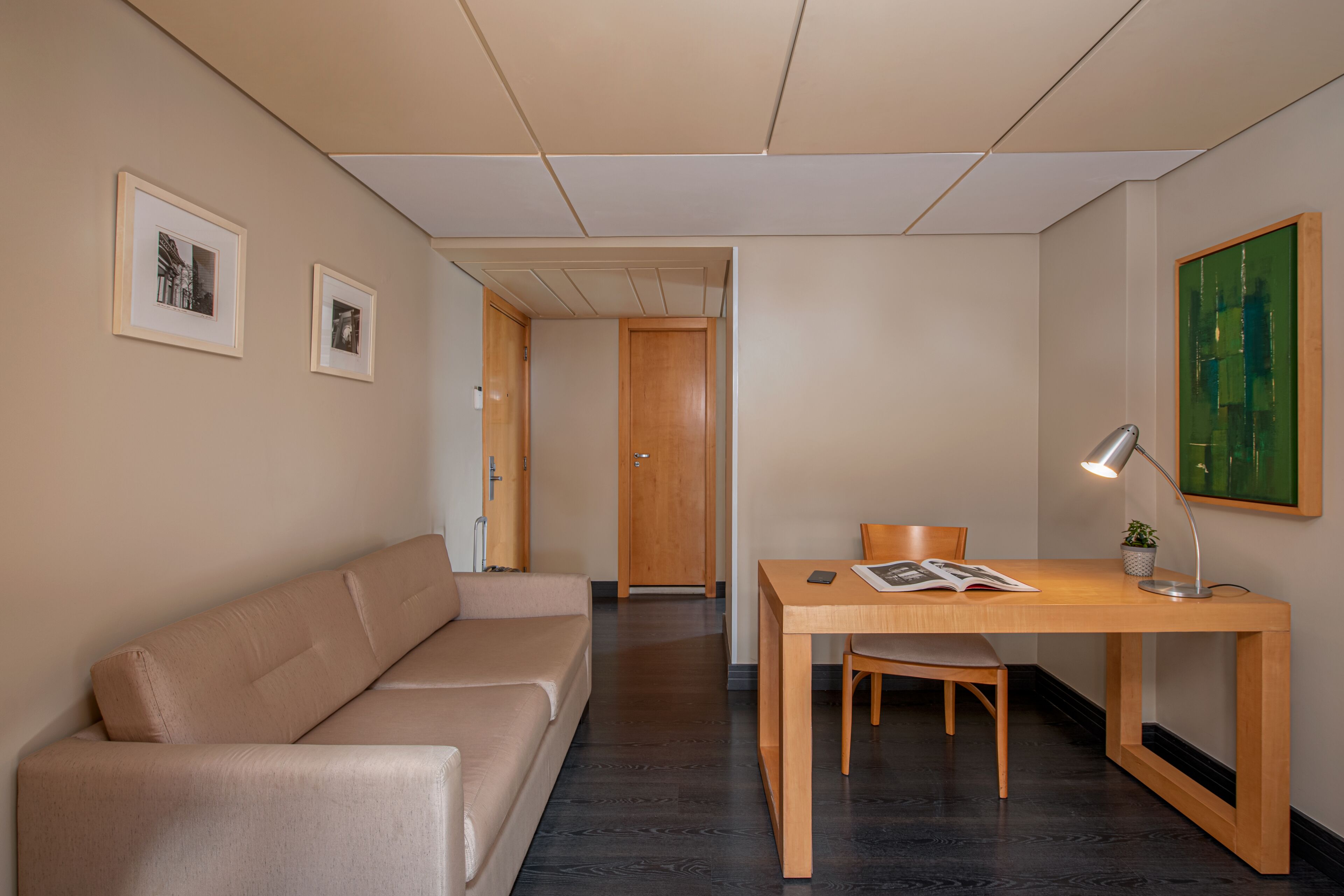 suíte casal - 1 cama king | minibar, in-room safe, desk, blackout curtains