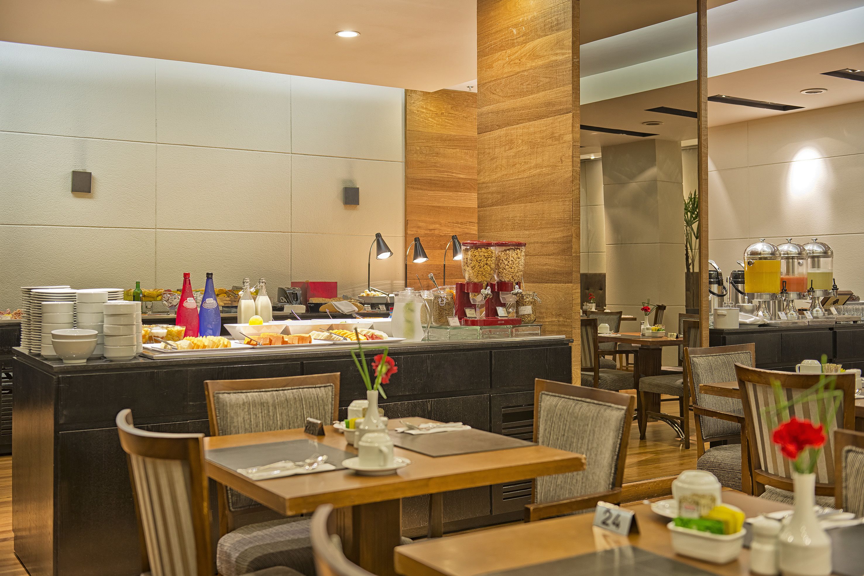 Dagelijks continentaal ontbijt (BRL 50 per persoon)