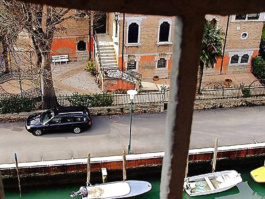 Blick von der Unterkunft