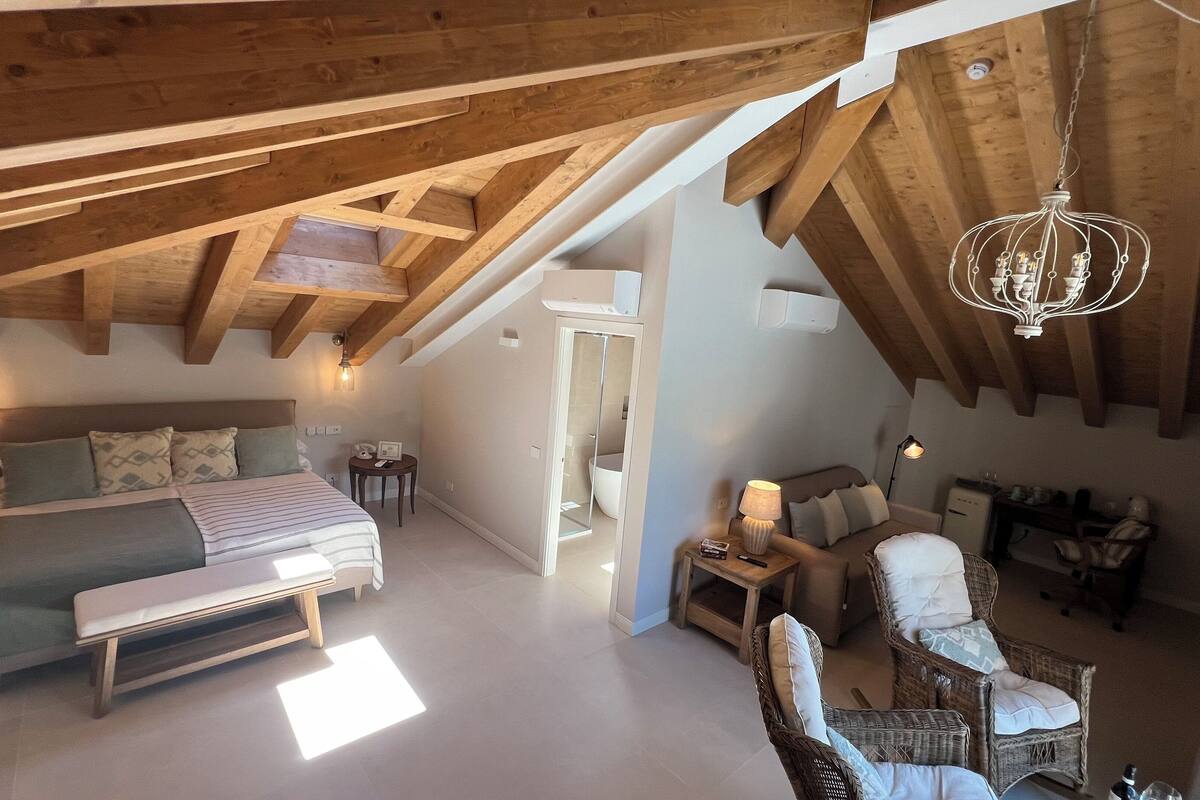 premium room, 1 king bed with sofa bed, lake view | frette italian sheets, premium bedding, down duvets, minibar