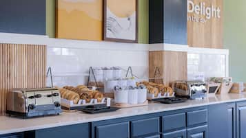 Gratis kontinental morgenmad hver dag