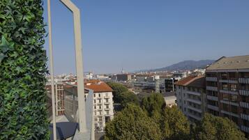 Blick von der Unterkunft