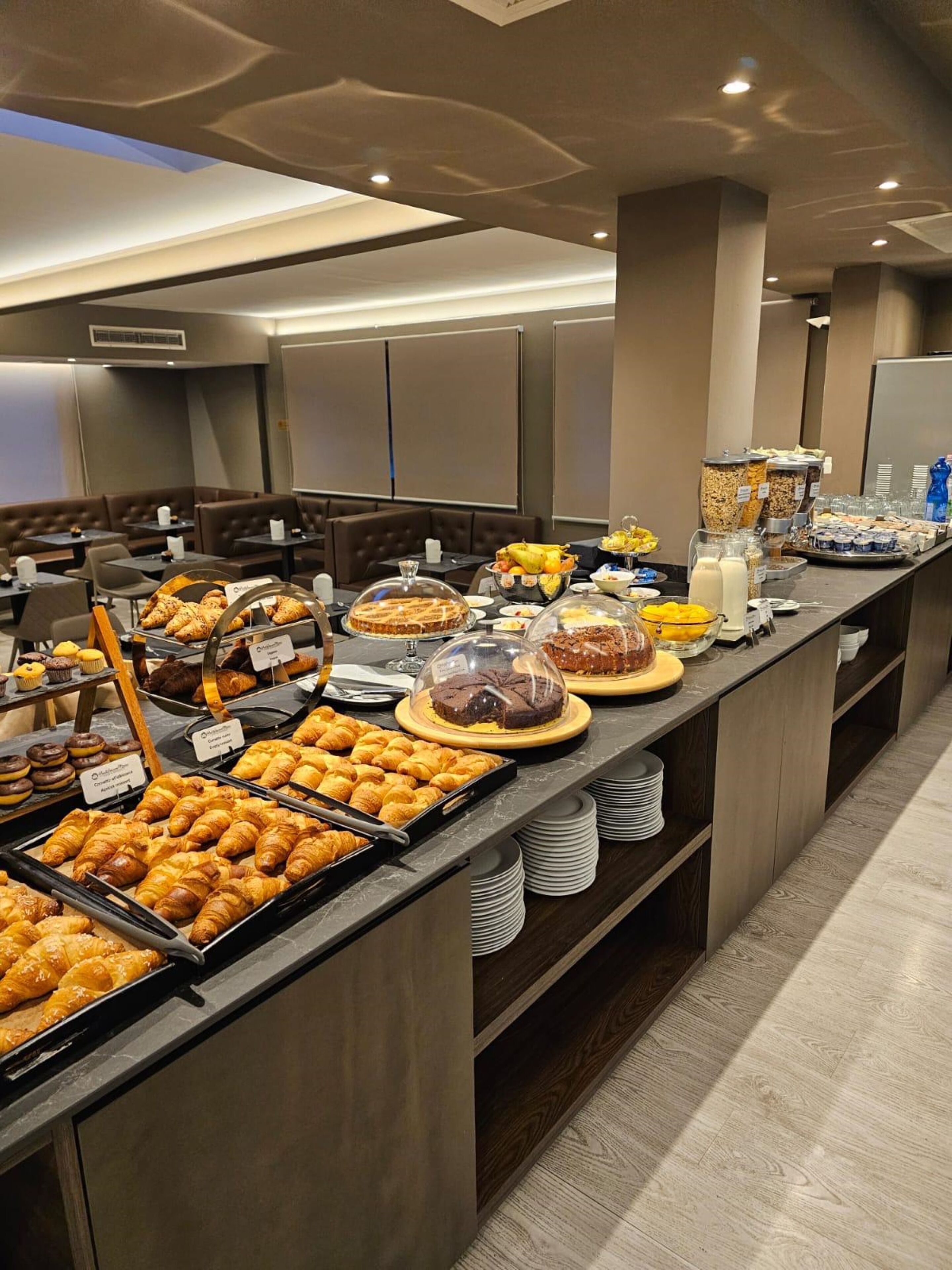 daily buffet breakfast (eur 15 per person)