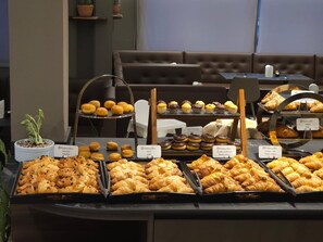 Daily buffet breakfast (EUR 15 per person)