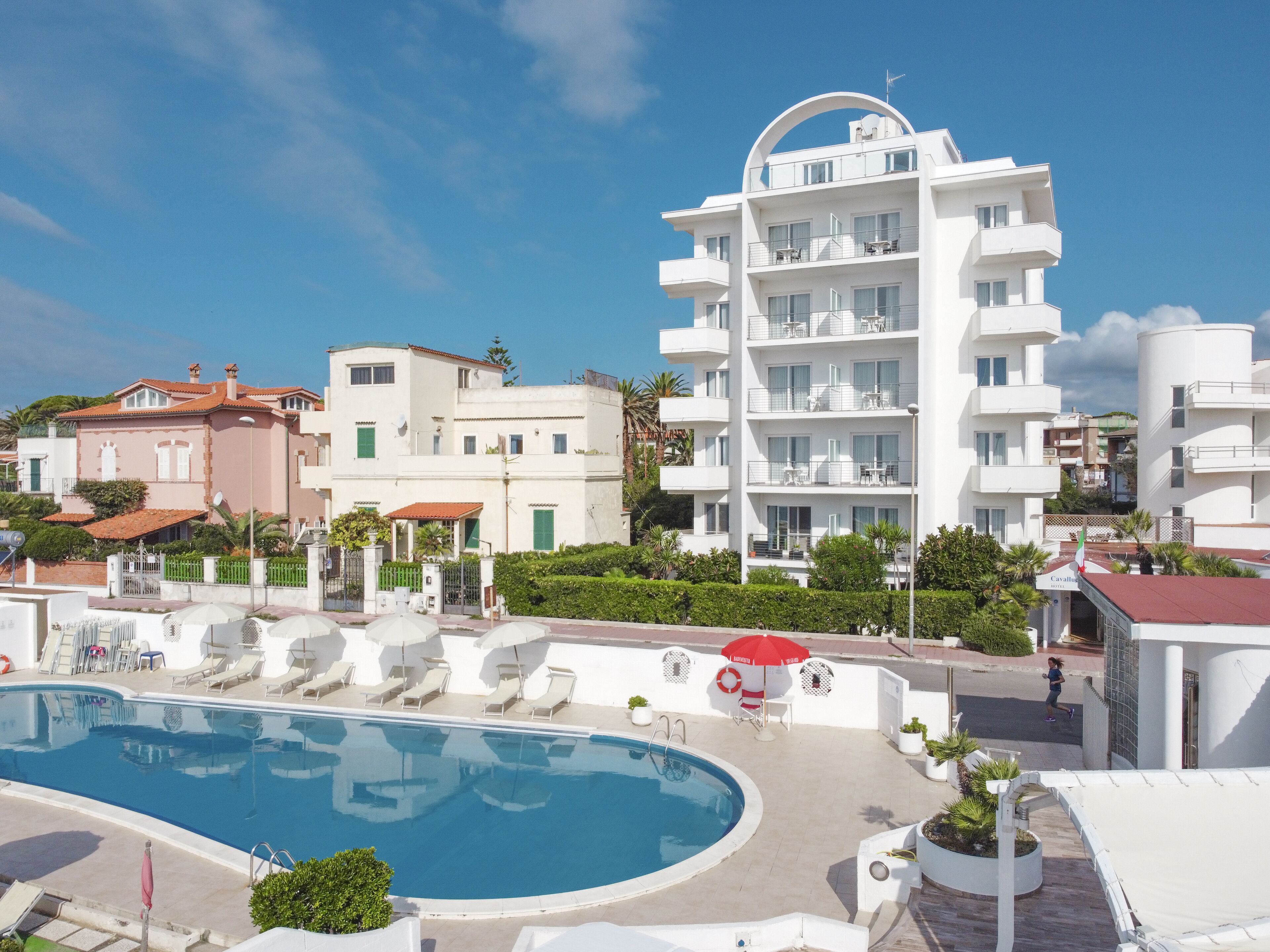 Overnatningsstedets facade