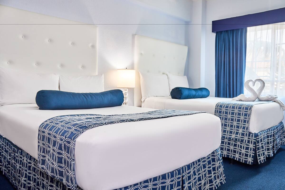 Room, 2 Double Beds | Egyptian cotton sheets, premium bedding, pillowtop beds, in-room safe