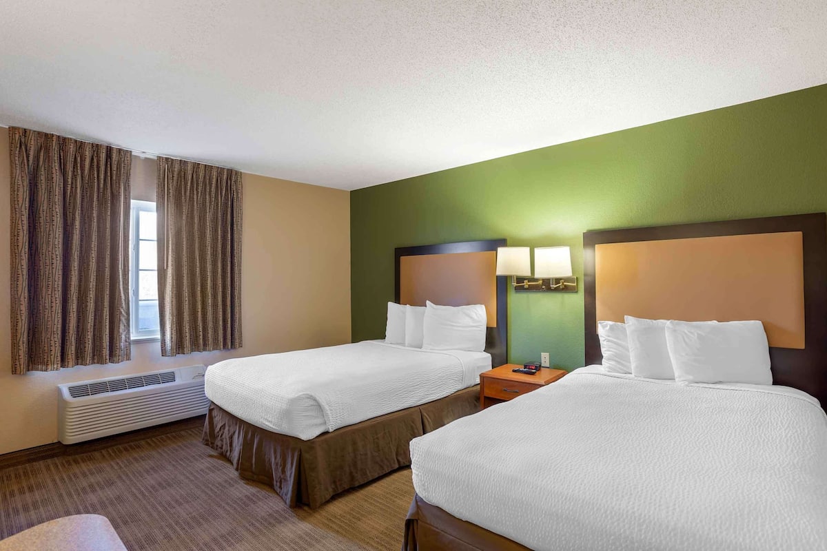 Studio, 2 Tempat Tidur Double, Bebas Asap Rokok | Seprai antialergi, meja kerja, dan ruang kerja ramah laptop