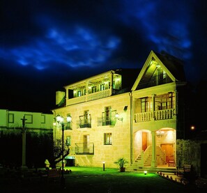 Front of property – evening/night