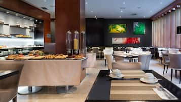 Daily buffet breakfast (EUR 9 per person)