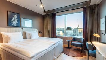 Rom – superior (King) | Minibar, skrivebord, blendingsgardiner og lydisolert