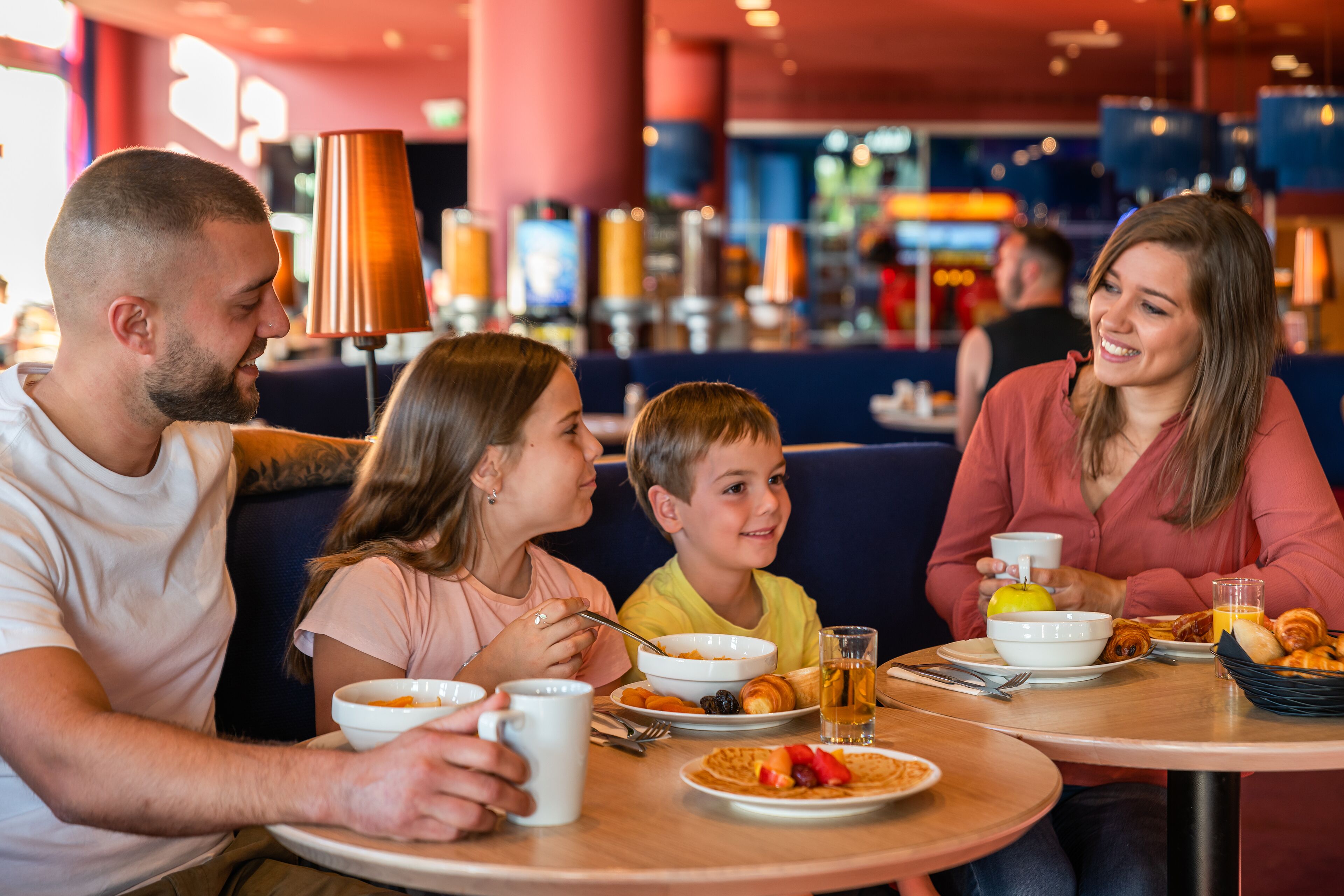 Breakfast and dinner served, garden views 