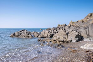 Privat strand och strandhanddukar